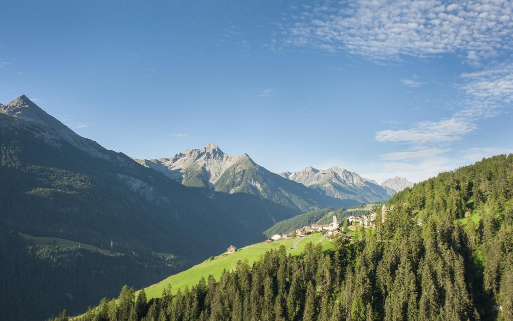 Ferienwohnung Caviezel Tschlin エクステリア 写真